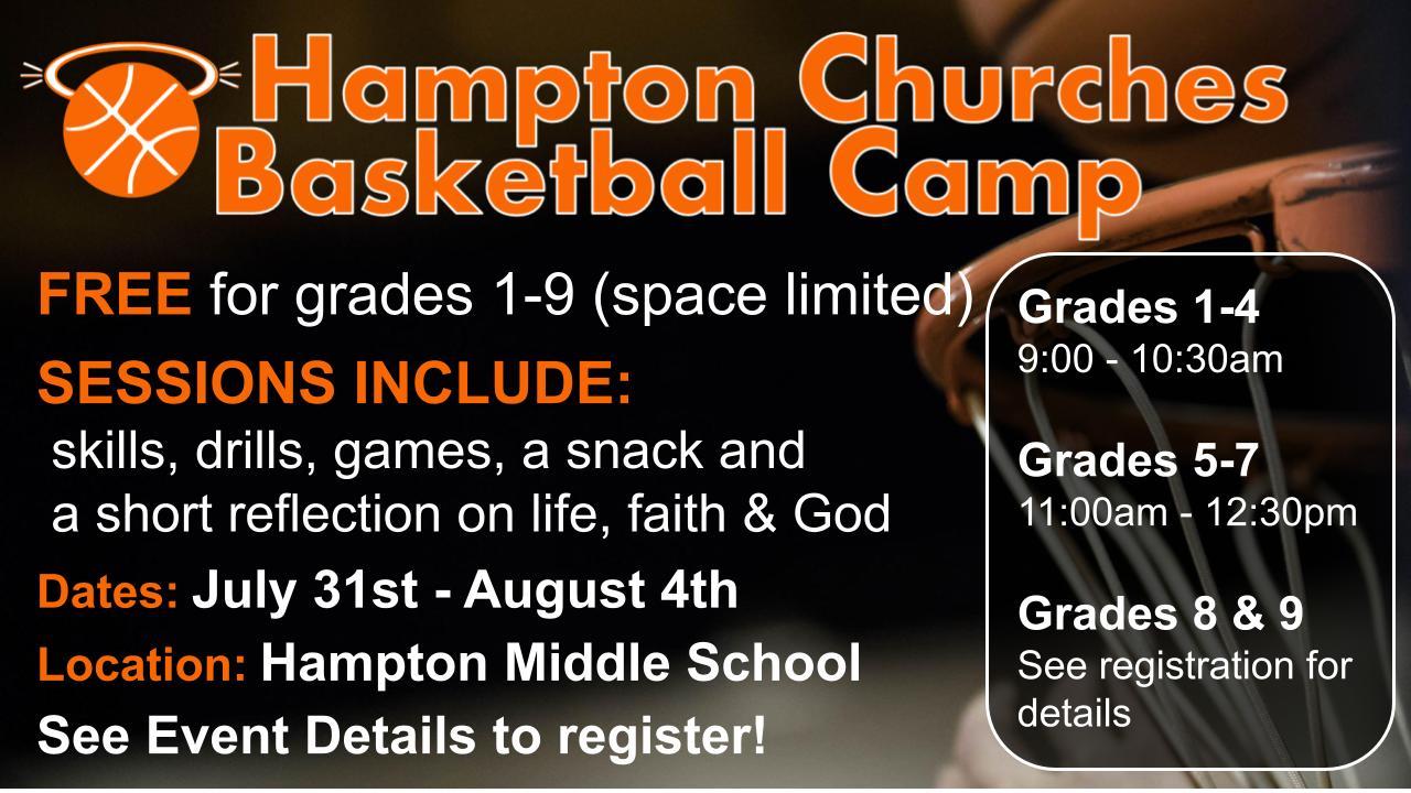 hampton churches bball camp 2023