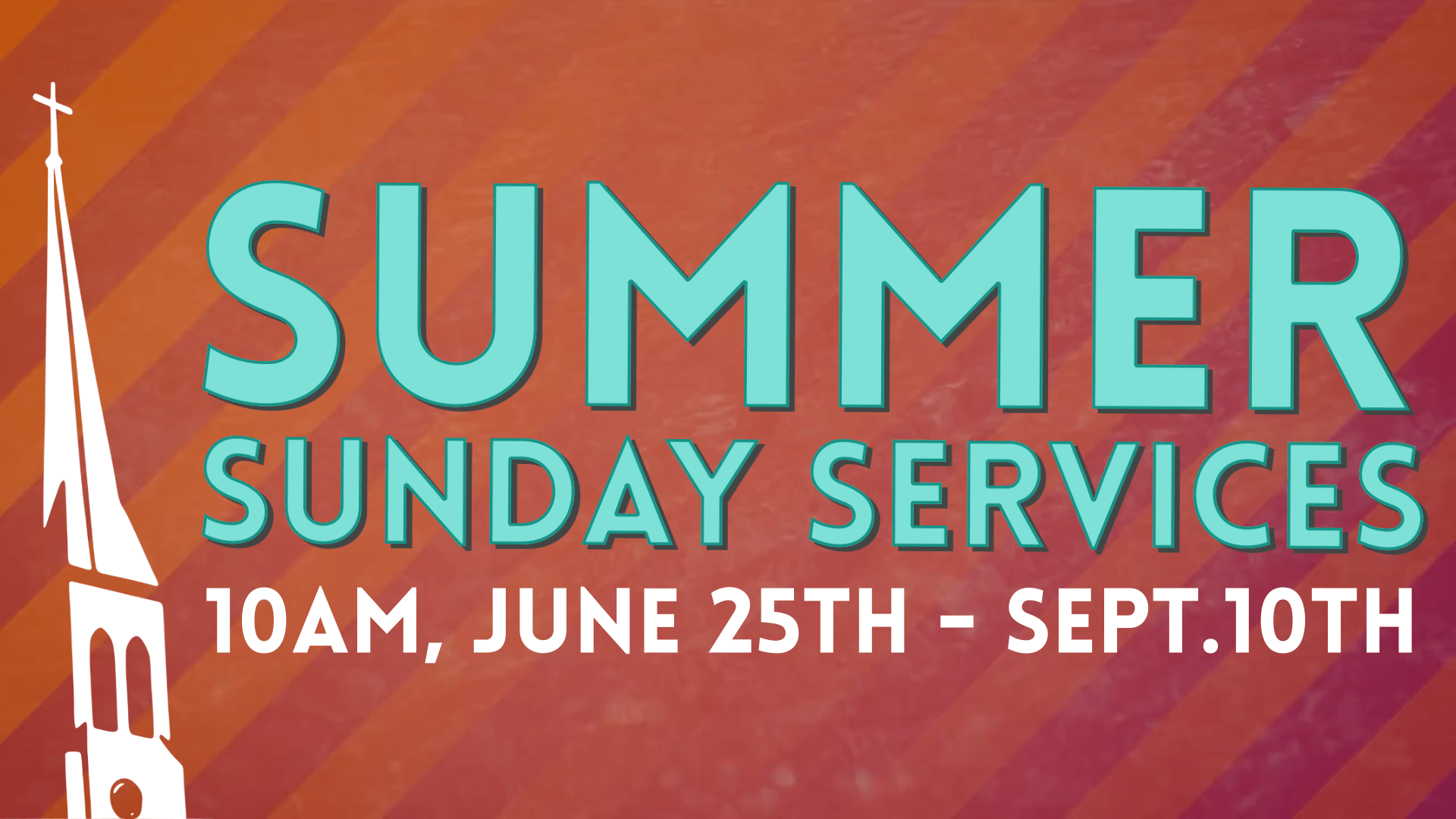 Summer Sunday Services 2023