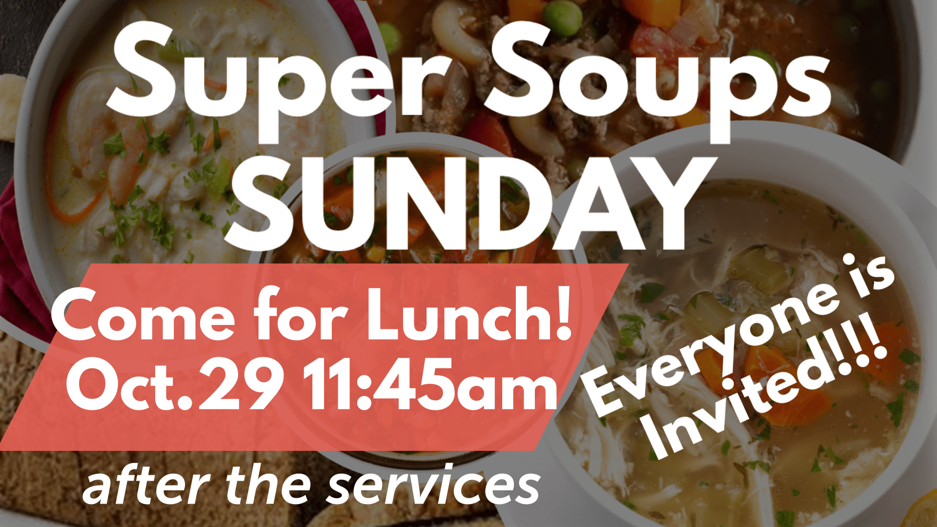Super Soups Sunday (FREE)
