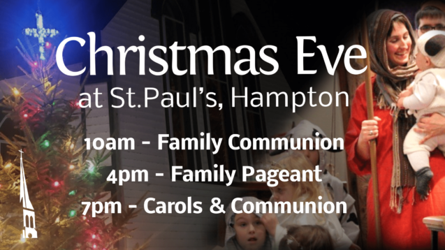 Christmas Eve at St Pauls Announcement 2023
