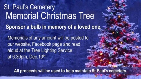memorial christmas tree graphic 2022